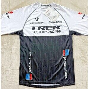 NWT Trek Factory Racing Men’s Feedzone Tech Tee Size XS Bontrager Shimano
